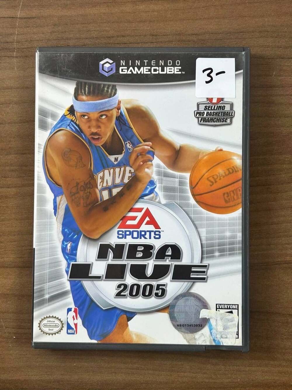 NBA Live 2005 Nintendo GameCube EA Sports 2004 Disc Case Manual NTSC-U/C